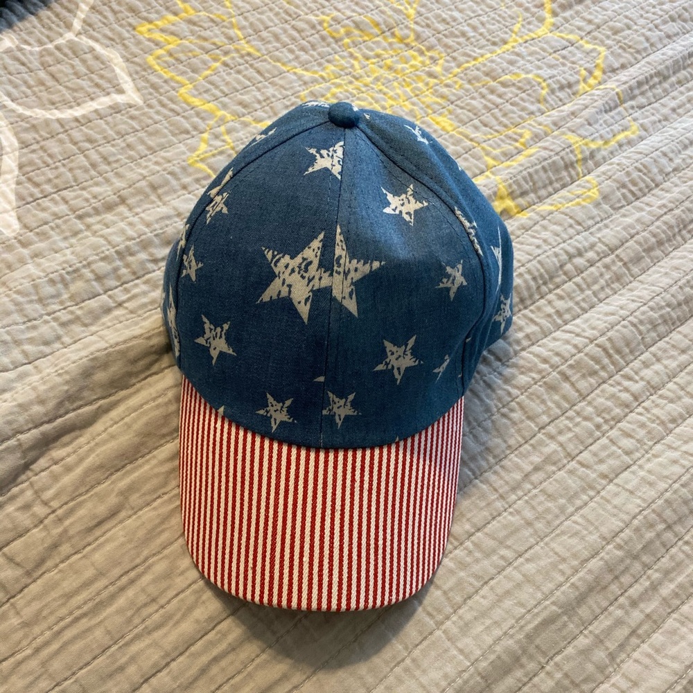 Jean cap red stripes and stars